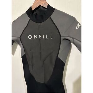 O’NEIL Reactor Women’s Springsuit Wetsuit 2mm Size S Long Sleeve Black Grey